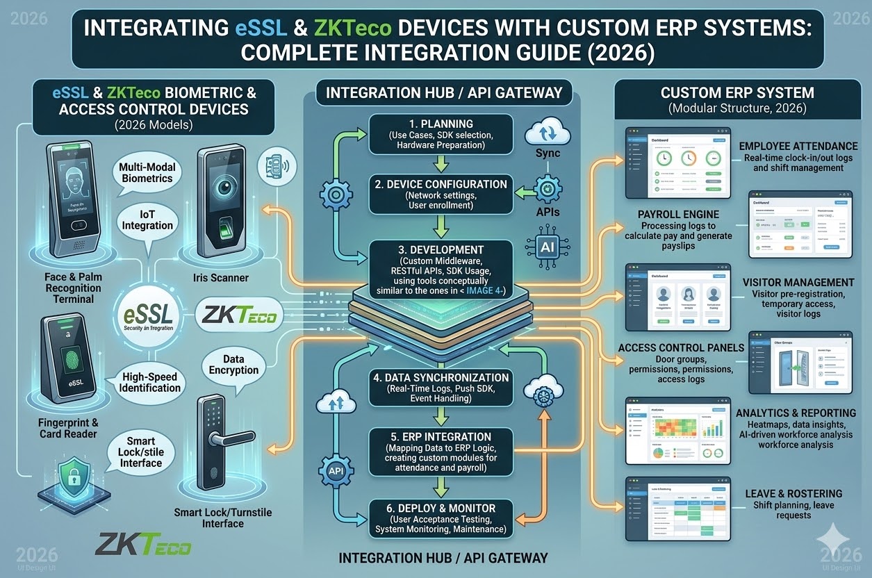 eSSL & ZKTeco ERP Integration
